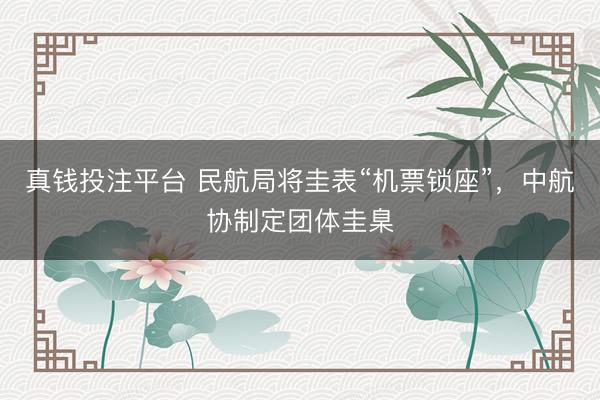 真钱投注平台 民航局将圭表“机票锁座”，中航协制定团体圭臬