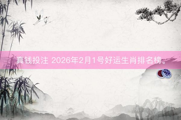 真钱投注 2026年2月1号好运生肖排名榜。