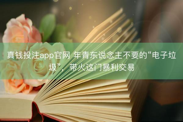 真钱投注app官网 年青东说念主不要的“电子垃圾”，带火这门暴利交易