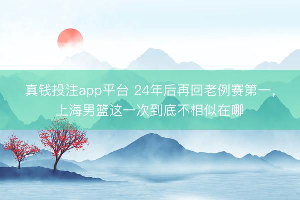 真钱投注app平台 24年后再回老例赛第一,上海男篮这一次到底不相似在哪