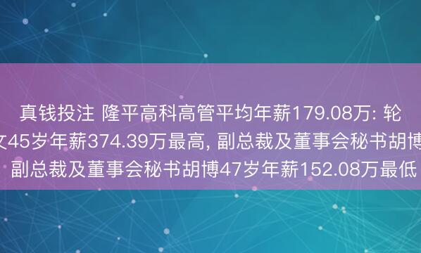 真钱投注 隆平高科高管平均年薪179.08万: 轮值总裁及副总裁尹贤文45岁年薪374.39万最高， 副总裁及董事会秘书胡博47岁年薪152.08万最低