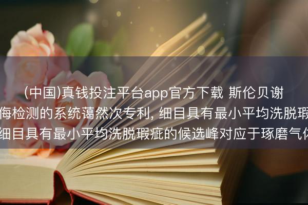 (中国)真钱投注平台app官方下载 斯伦贝谢肯求用于气相色谱和欺侮检测的系统蔼然次专利, 细目具有最小平均洗脱瑕疵的候选峰对应于琢磨气体